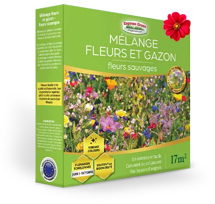 Bloemen- en gazonmix - wilde bloemen